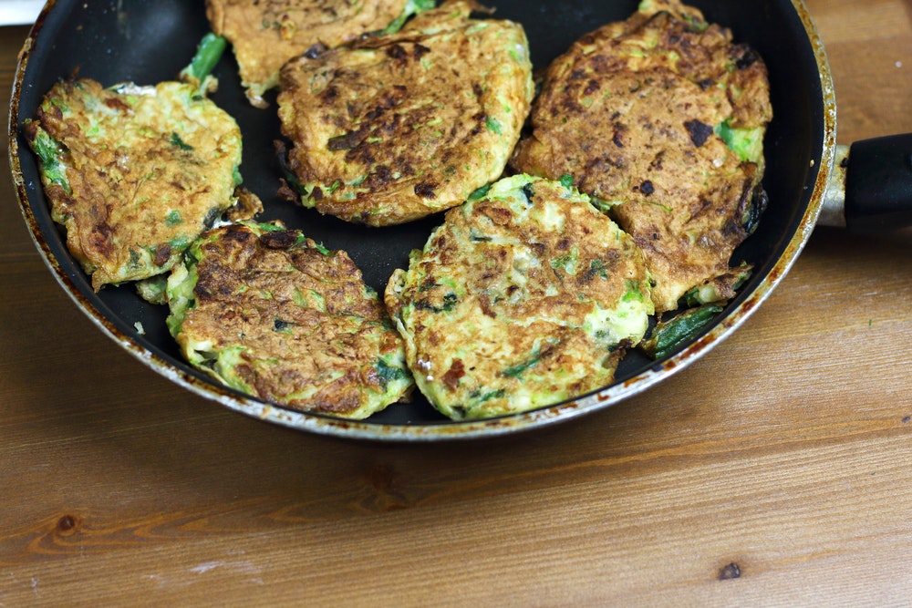Zucchini and Avocado Fritters from the kitchen of Dr. Ledowsky