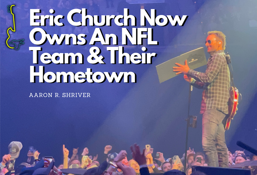 Eric Church Now Owns An NFL Team & Their Hometown