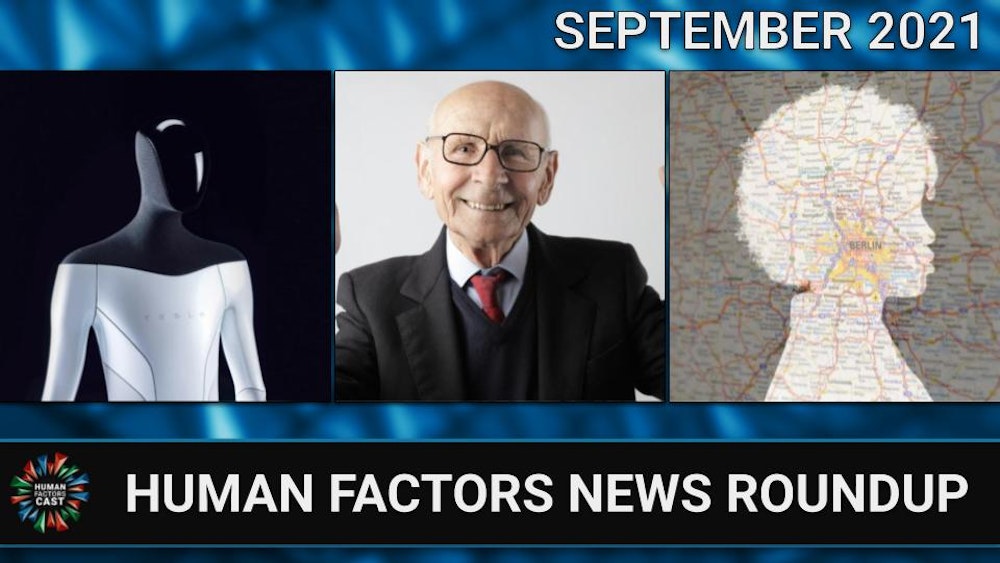 Human Factors News Monthly Roundup (September 2021)