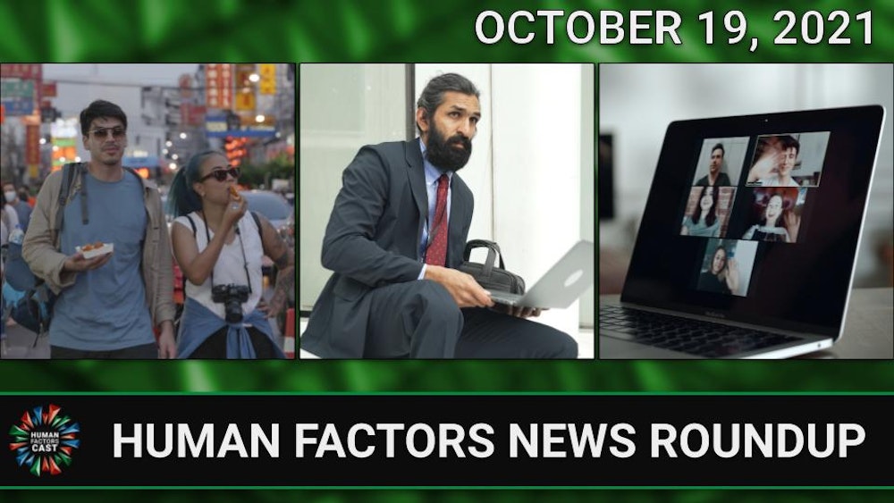 Human Factors Weekly News (10/19/21)