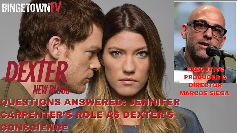Dexter: New Blood - Jennifer Carpenter's Inclusion in the Show and How She Was Shot as Dexter's Conscience. Questions Answered with Executive Producer and Director Marcos Siega!