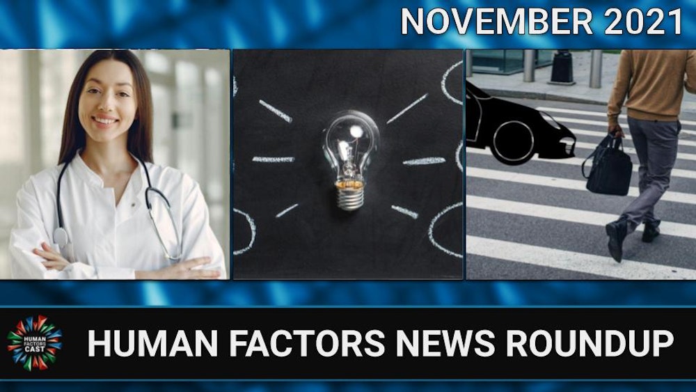 Human Factors News Monthly Roundup (November 2021)