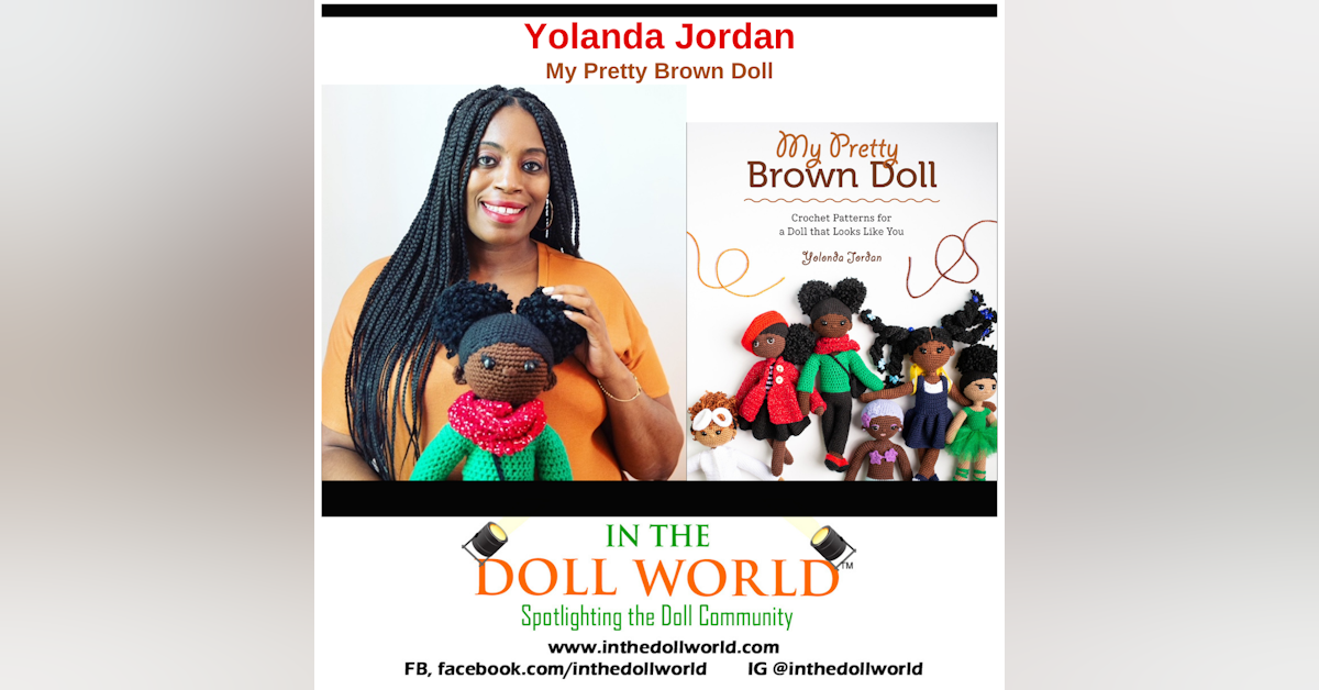 Yolonda Jordan, crochet doll designer of My Pretty Brown Doll, blogger and author