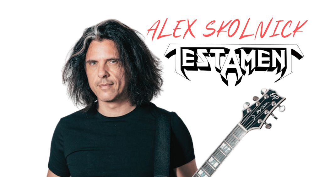 Alex Skolnick guitarist of Testament