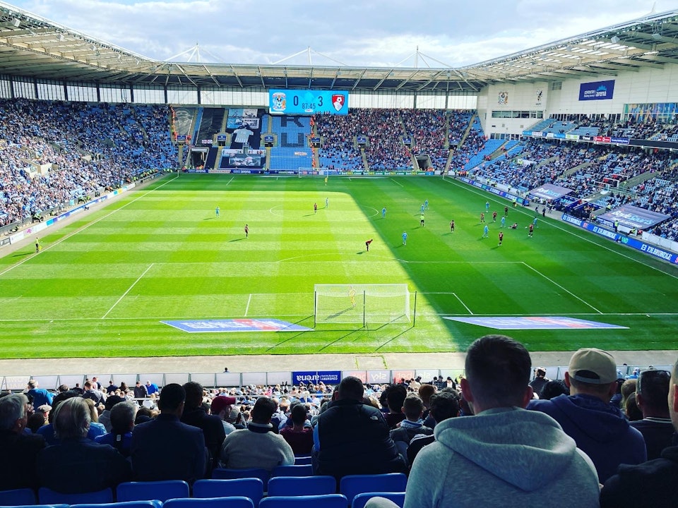 Total Cov Blog #44 - Coventry City 0-3 AFC Bournemouth, 18.04.2022.