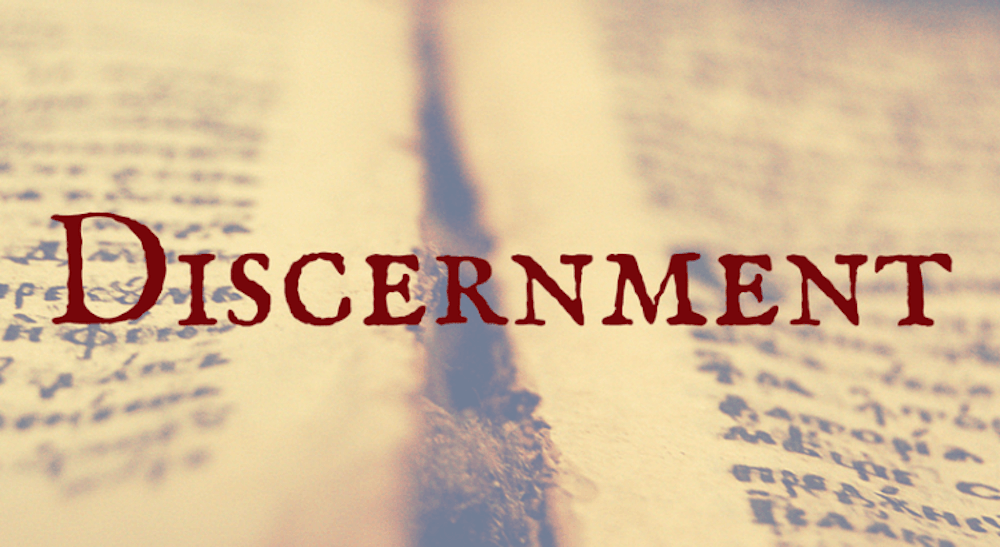 Discernment, Discipline And Discipleship