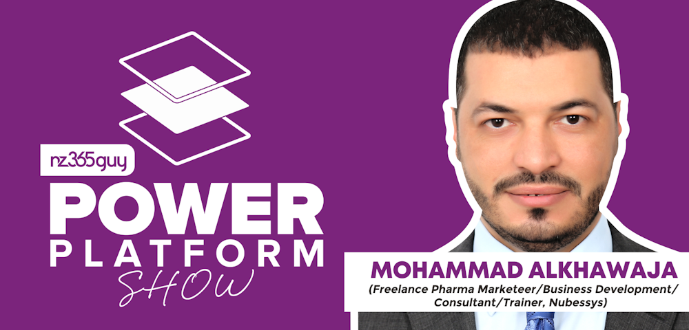 The Power Platform in Pharmaceuticals with Mohammad Alkhawaja