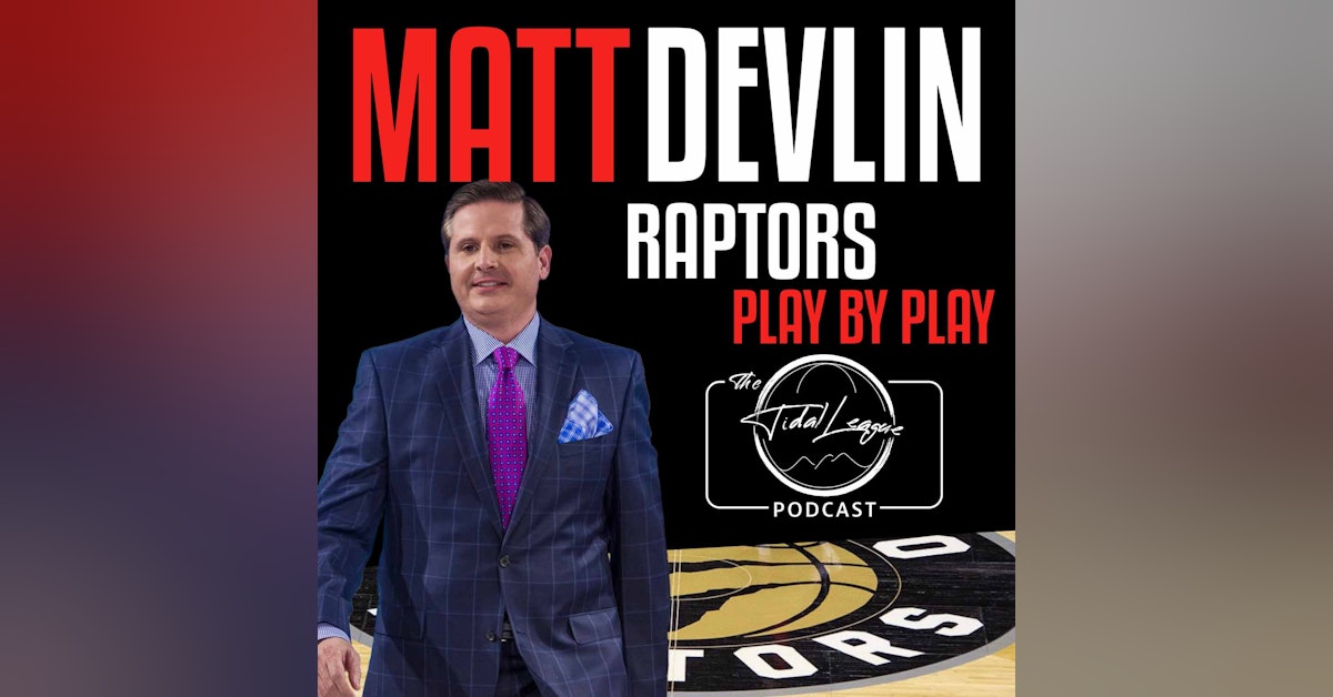 The voice of the Toronto Raptors Matt Devlin aka Matty D