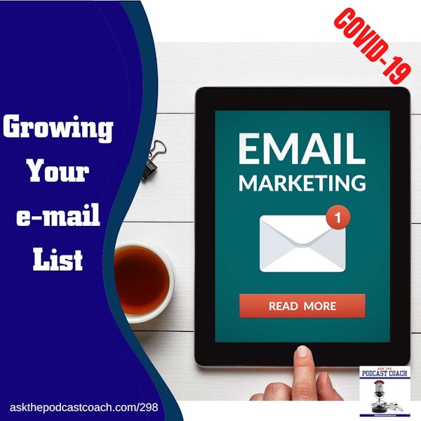 Grow Your EMail List with Your Podcast Image