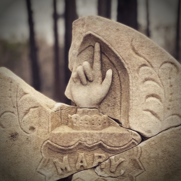 Victorian Cemetery Symbolism Image