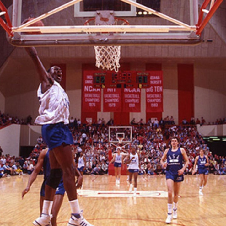 Michael Jordan's rookie NBA season - UNC Tar Heels / 1984 USA Olympic Trials / pre-draft - NB85-1