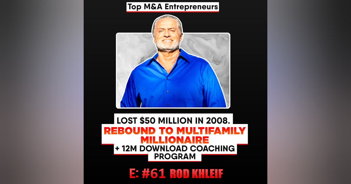 Lost $50M in 2008 Rebound to Multifamily Millionaire with 12 Million Download Coaching