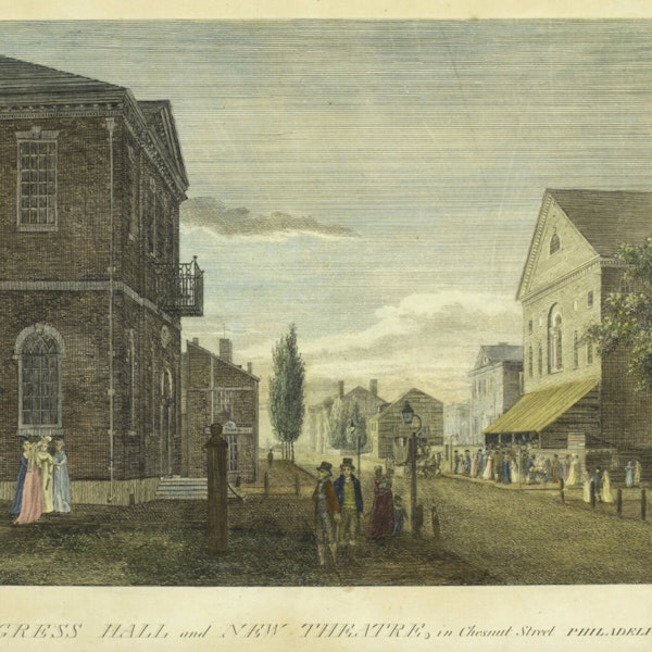2. Early Philadelphia Theater in the 18th Century Image