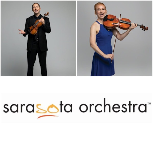 Dan Jordan and Rachel Halvorson, Members of the Sarasota Orchestra's String Quartet, Join the Club Image