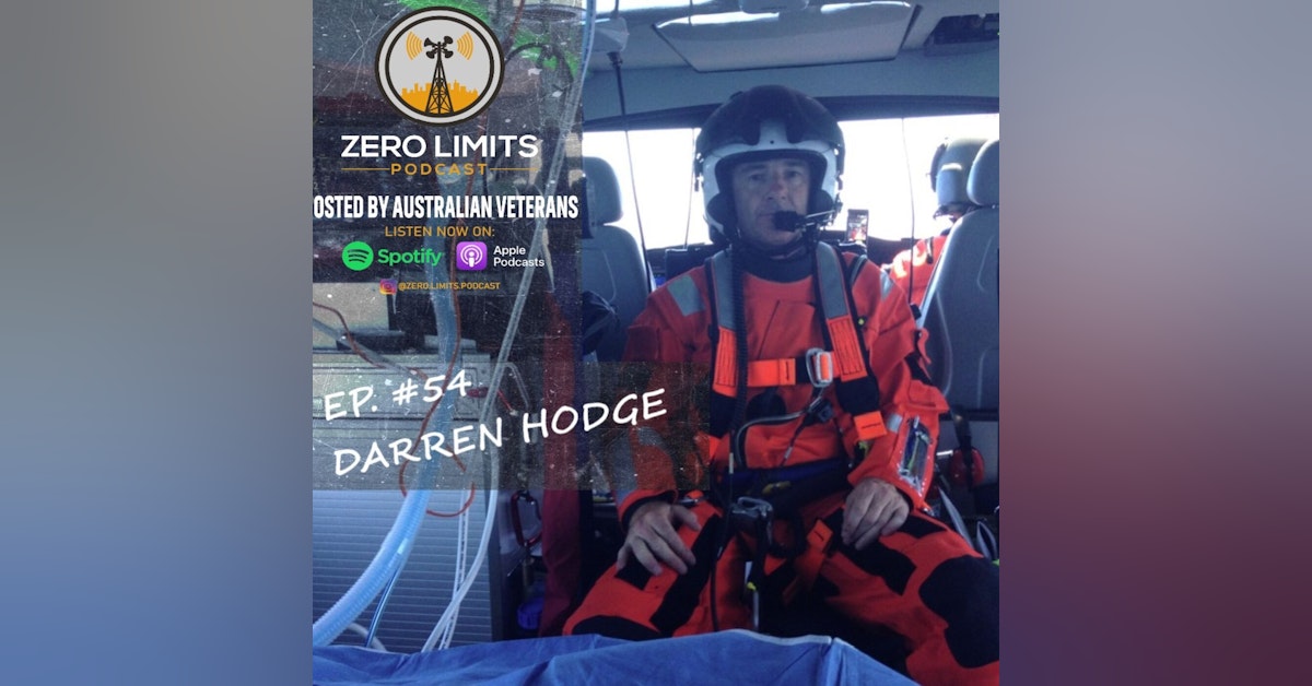 Ep. 54 Darren Hodge Victorian Flight MICA Paramedic 36 years Veteran & Author of A Life on the Line : A MICA Flight Paramedic's Story