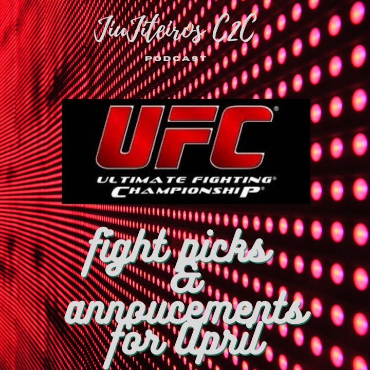 UFC pickems for April, how and why