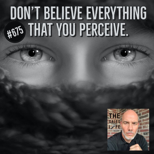Don't believe everything that you perceive. | Apply proportional thinking to your life w/ Damon West Image