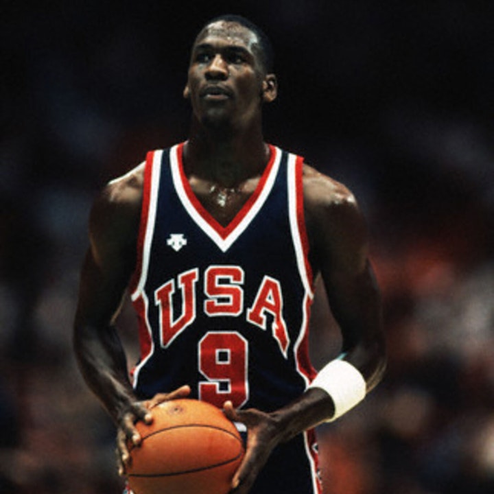 Michael Jordan's rookie NBA season - 1984 USA Olympic Games - NB85-4