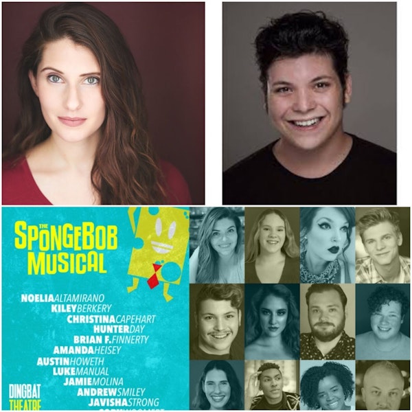 Brian Finnerty and Jamie Molina of Dingbat Theatre Project's Production of the SpongeBob Musical Join the Club Image