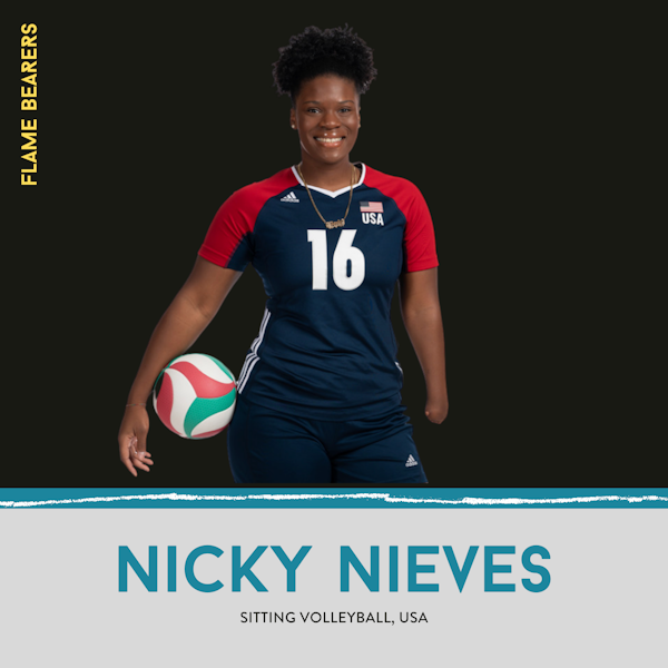 Nicky Nieves (USA): Sitting Volleyball & Black Lives Matter Image