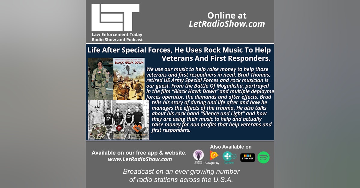 S5E28: Life After Special Forces, He Uses Rock Music To Help Veterans And First Responders.