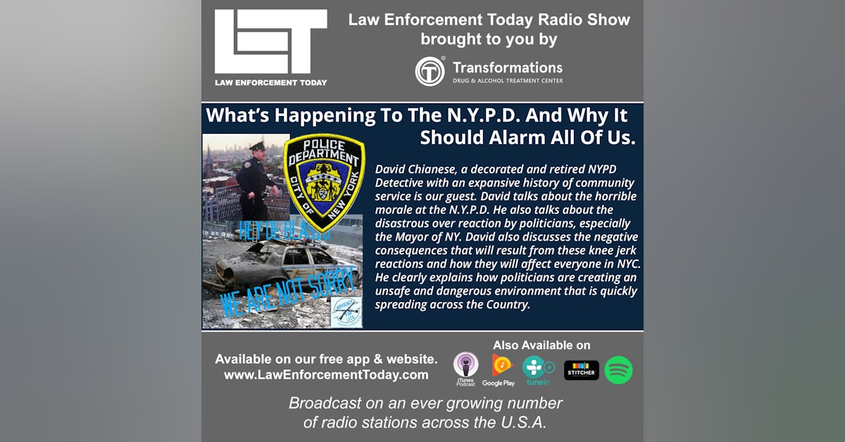 S4E46: What’s Happening To The N.Y.P.D. And Why It  Should Alarm All Of Us.