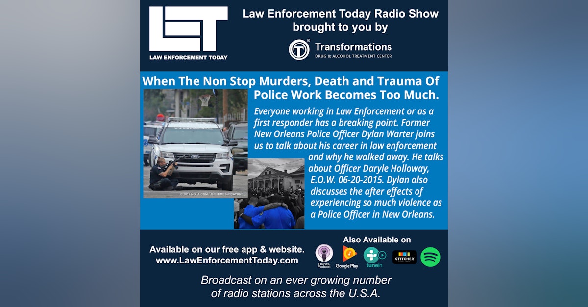S3E26: When The Non Stop Murders, Death and Trauma Of  Police Work Becomes Too Much.