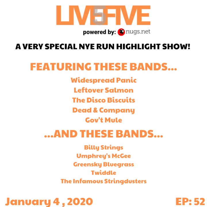 Live 5 - January 4, 2020.